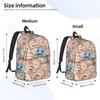 Fashion Cartoon Pokemon Theme Backpack  Mochilas Solid For Work Sturdy Shoulder Rucksack