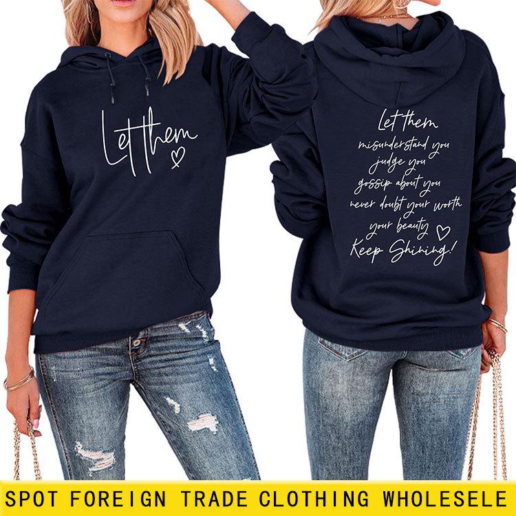 

Autumn Hooded Sweatshirt - Casual Long-Sleeve Women s Top M