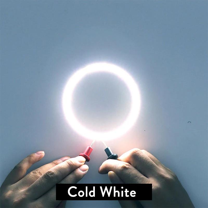 Annual Shape LED COB Angel Eyes DC 12V 24V 25mm-110mm 2.5W-12W COB Chip on Aluminum Board Ring LED Cold Warm White Light Source