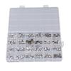 240 Pcs Micro USB Connector Set Stainless Steel Single Row USB Female Port Socket Connectors