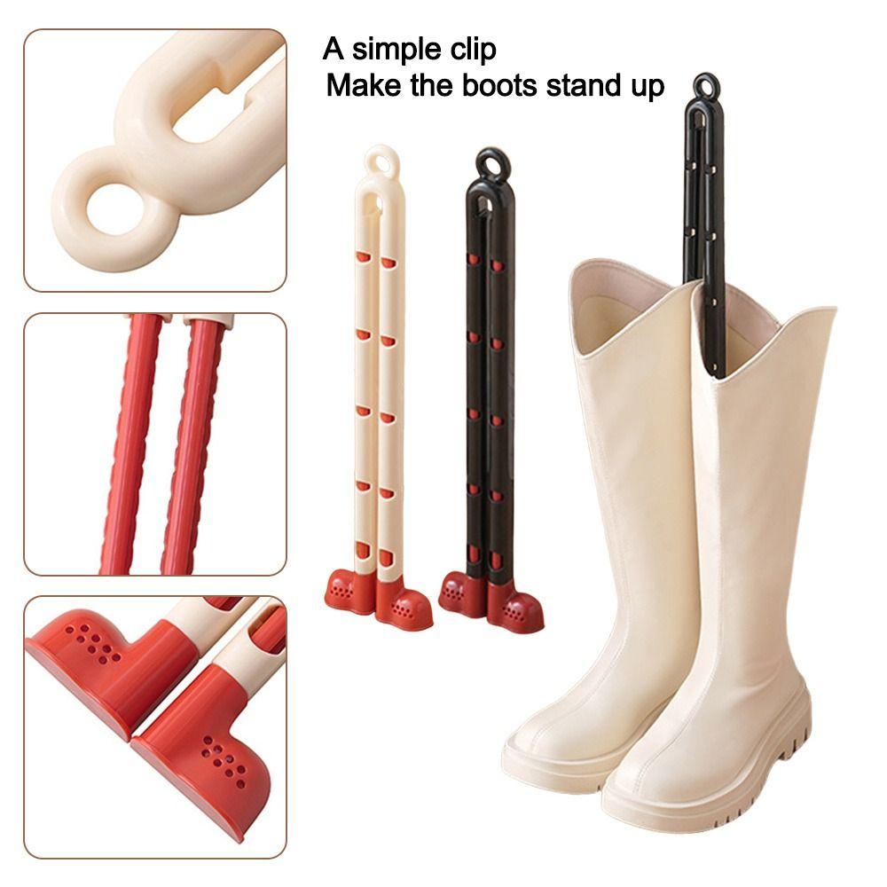 Clip-on Fixed Extendable Boot Support Mid-high Boot Support Frame for Keeps Boot Shape