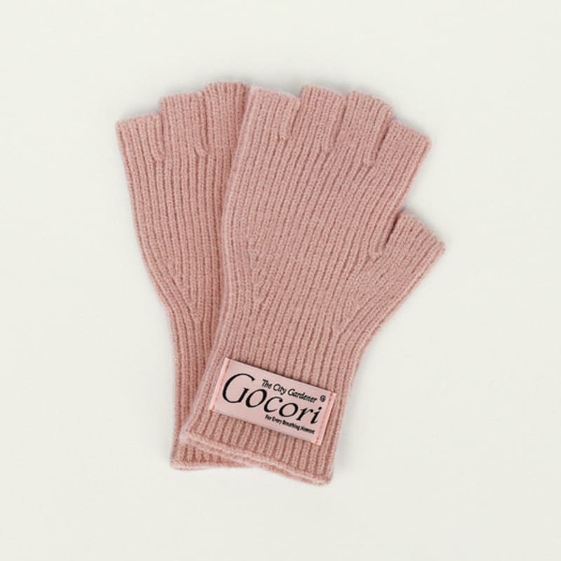 

GOCORI FINGERLESS SHORT GLOVES - PINK single type