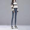 Women's High-Waisted Slim Pencil Jeans - Elastic, Versatile, Korean Style for Spring & Autumn