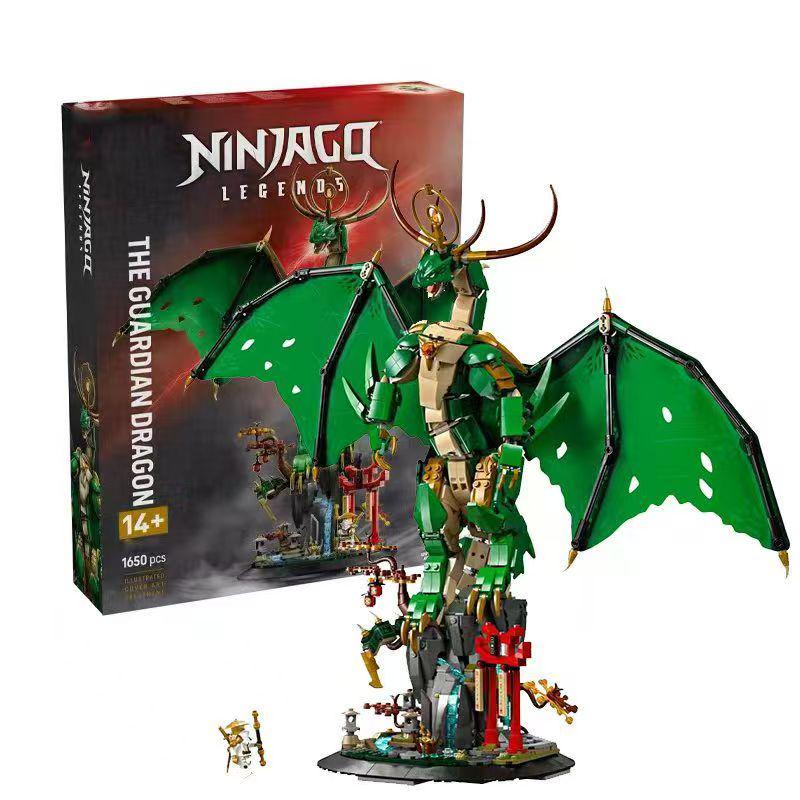 Ninjago Guardian Dragon Mech Car Educational Building Blocks for Kids