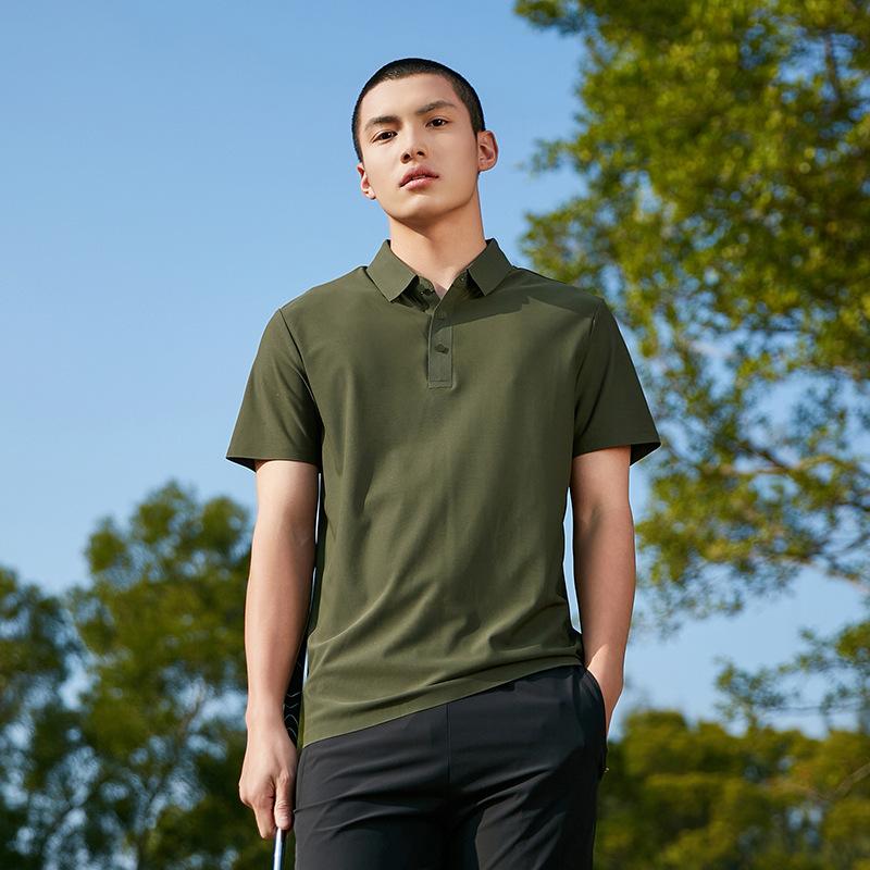 Plus Size 8XL Ice Silk Polo Shirt Short Sleeved Summer Outdoor Ice T-shirt Business Shirt Lapel T-shirt
