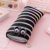 JWL-2pcs Creative caterpillar zipper pencil case school Stationery storage bag cute Pen holder student pen case for kids Kawaii pen bags