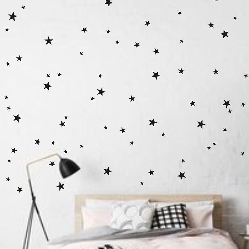 Five-Pointed Star Wall Sticker Wall Decor DIY Decals For Kids Room Children Bedroom Home Decoration Mural Nursery Stars Stickers