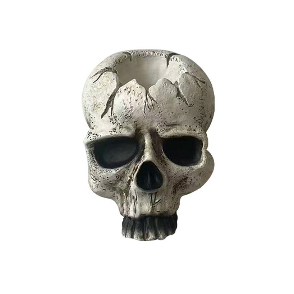 Scary Skull Head Candlestick Gothic Skull Head Wall Lamp  Restaurant
