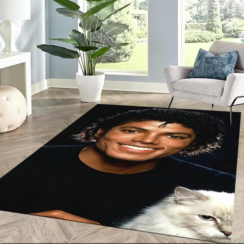 Michael Jackson 81 Floor Mat Design for Playrooms Foyer Hallway Living Rooms Antislip Carpet Office home decor