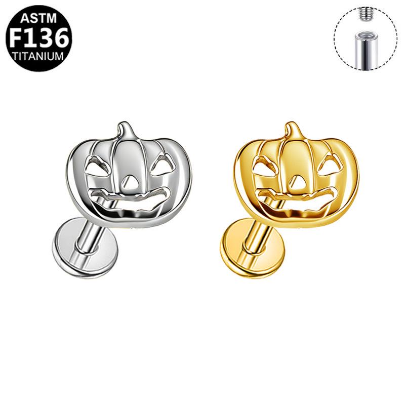 G23 Titanium Alloy Medical Grade Seahorse Ear Stud Piercing Jewelry