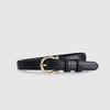 Women's Exquisite Style Genuine Leather Belt with French Gold Buckle – Versatile and Luxurious.