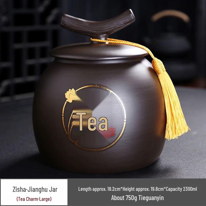 Vintage Chinese Zisha Tea Caddy