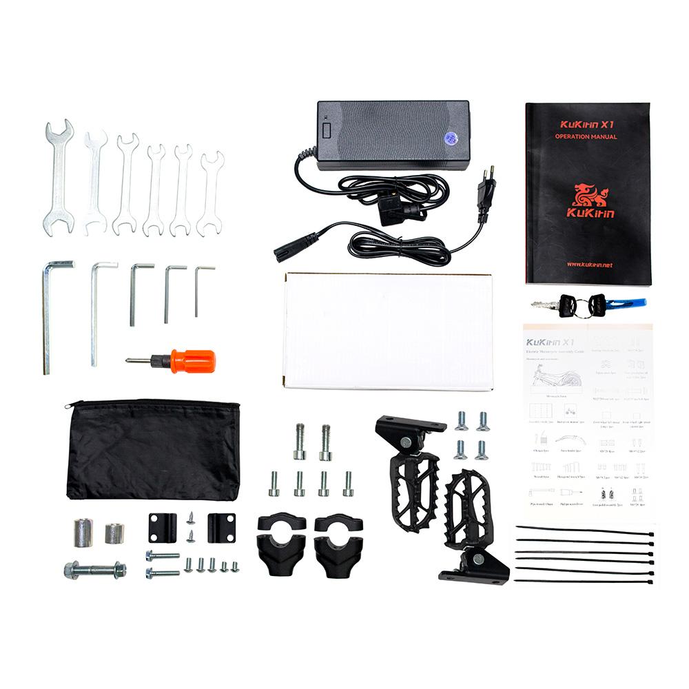 KuKirin X1 Elektrische Offroad-Motorräder 1000W Motor Vollgefedert Erwachsenen Elektrofahrrad 48V 20,8AH 14" Reifen Sind Geeignet Für Jugendliche/Erwachsene