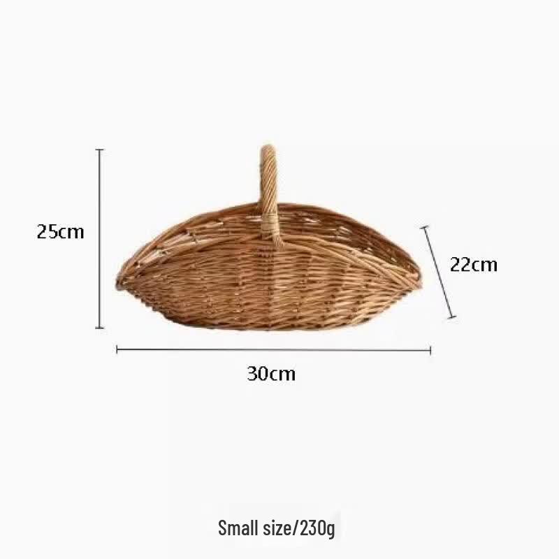 

Handwoven Wicker Picnic & Storage Basket