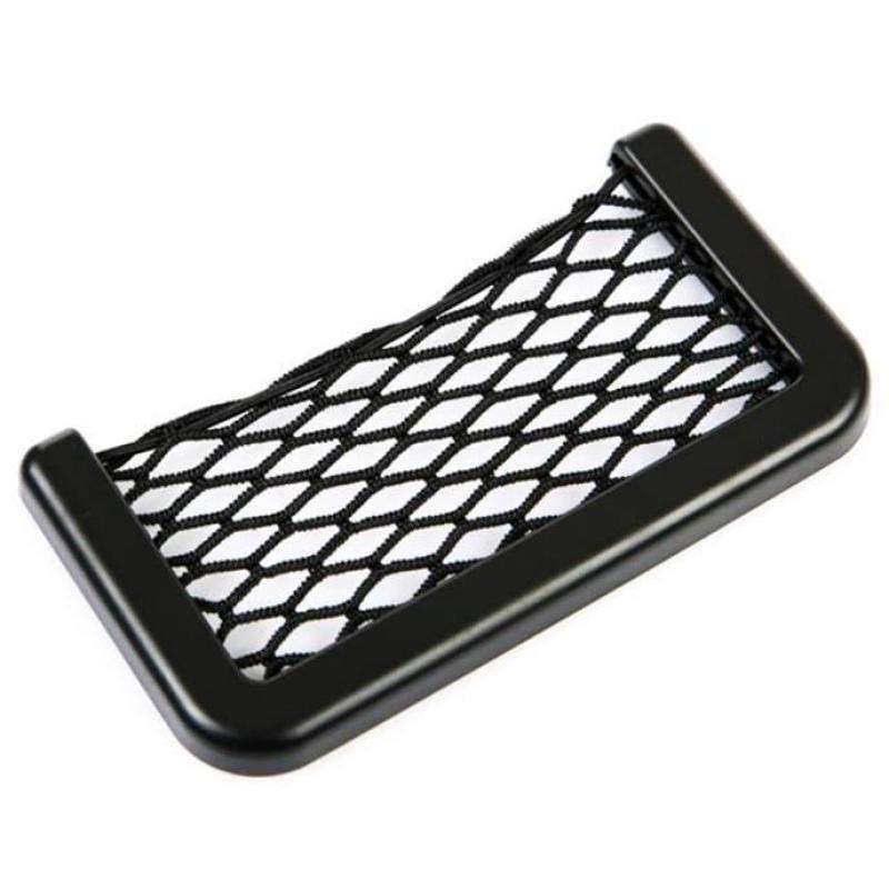 Universal Net Car Seat Side Storage Bag Adhesive Box Auto Accessories Pouch