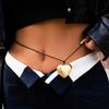 Heart Pendant Waist Chain Love Belly Chain Stomach Chain Body Jewelry Accessories Alloy Material Gift for Women and Girl