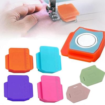 1/2/3PCS Anti-Slip Grip Magnetic Seam Sewing Guide Locking Anti-Curling Sewing Magnetic Seam Guide DIY Crafts with Scale