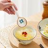Gonghe Jingpin 8-Piece Retro Floral Dinnerware Set