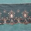 Surprise Price Black Yarn Gold Embroidery Widened Lace Fabric DIY Home Textile Sofa Bed Skirt Curtain Hem Sewing Accessories