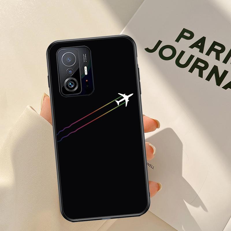 Airplane Aircraft Fundas For POCO F3 X3 GT M3 M4 POCO X3 X4 Pro Case For Xiaomi Mi 11 Lite 12 11T Pro Cover