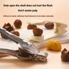 Stainless Steel Quick Chestnut Opener Quick Clip Walnut Pliers Cutter Opener Multi-Functional Nut Cracker Sheller Kitchen Tools