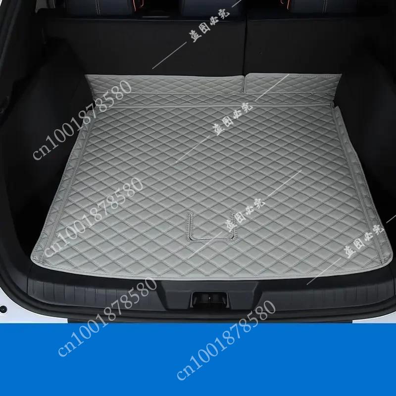 For BYD Seal U Sealion 6 Song Plus DMI Custom Trunk Mats Leather Durable Cargo Liner Boot Carpets PU-leather Waterproof Details