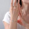 Dawapara Star of David and Chai Bracelet Hand Chain Jewish Hexagram Good Luck Judaica Jewelry Stainless Steel Jewelry