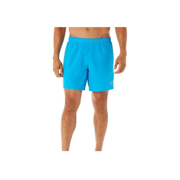 Asics Logo Print Polka Dot Lace-Up Mid-Waist Casual Shorts Men Bottoms Island-Blue Performance-Black 2011C835-403