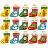 20 PCS Christmas Socks DIY Children's Handmade Non-woven Educational Toys Felt Sewing Kits Kids