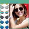 Retro Round Vintage Hippie Sunglasses For Men And Women With Lightweight Metal Frame