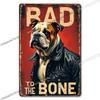 Vintage Cute Dog Themed Metal Tin Sign Retro Funny Puppy Wall Art Decor for Home Pet Shop Man Cave Rustic Iron Painting Plaque