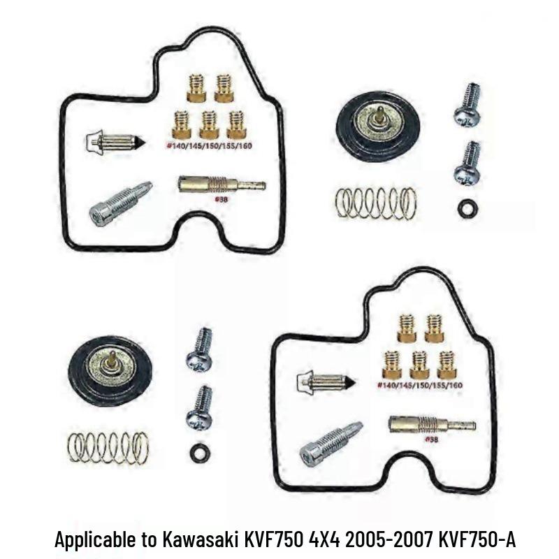 Kawasaki KVF750 4x4 Carburetor Repair Kit (2005-2007) Advisory Service