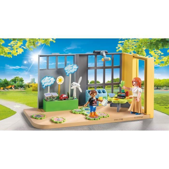 Playmobil 71331 classe éducative sur l'écologie, city life, l'école, 52 pièces, dès 4 ans