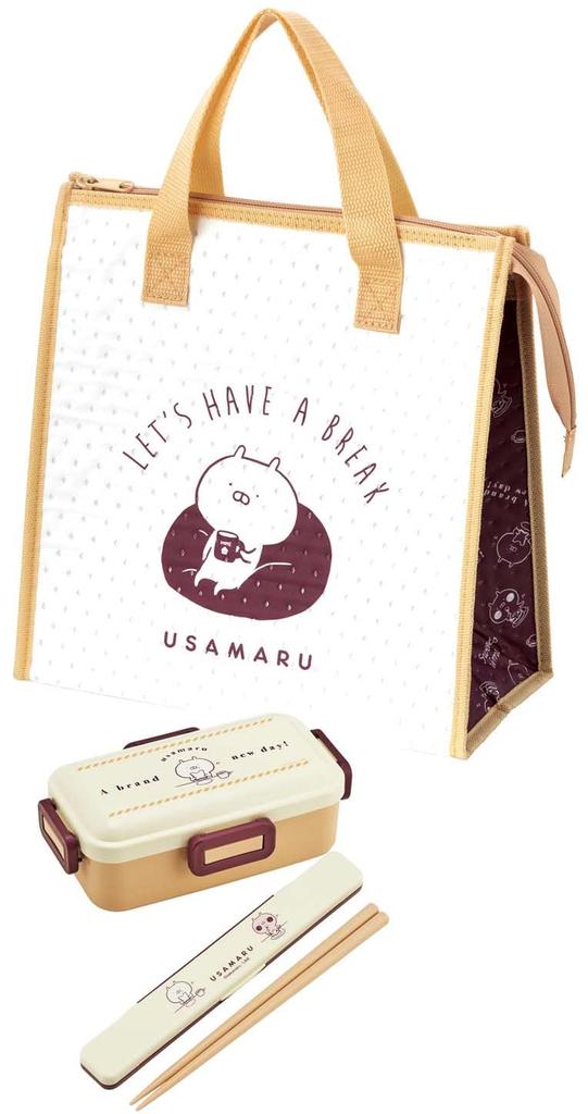 Skater Usamaru Lunch Bag, Nonwoven Fabric, Insulated Cooler Bag, FBC1-A