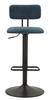 Bar Stool With Lift Light Navy Cm 41X47,5X85-106,5(Seat Cm 61-83) Set 2Pcs