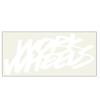 WORK 240212 WHEELS Sticker 2LINE 5.9 Inches (150 Mm), White