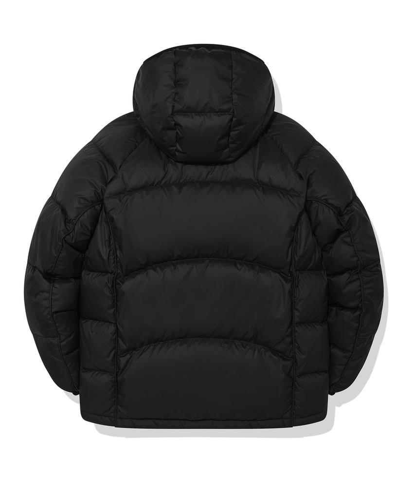 Wacky Willy Pertex Ripstop Hooded Down Jumper Black