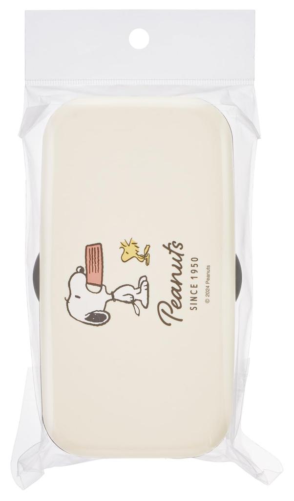 Skater Biomass Bento Box with 600ml Lunch Belt Dishwasher and Microwave Made in Snoopy Chopsticks, Capacity, Included, Safe, Japan, Badge, PLB6HB-A