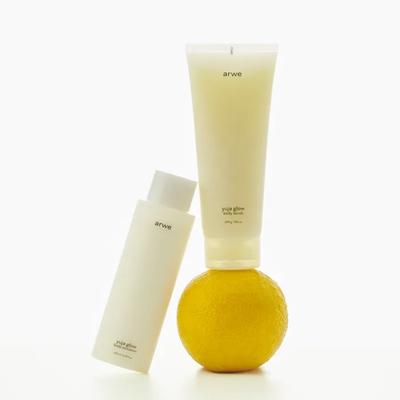 Yuja Glow Body Scrub 200g & Body Emulsion 250ml Set