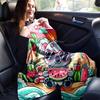1pc Cute Animals Printing Lightweight Flannel Blanket, Comfortable and Warm Blanket, for Camping Sofa Bed and Couch Office, In All Seasons
