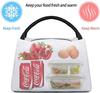 Lisa Larson Insulated Lunch Bag with Bento Cooler Bag with Soft Cooler Bag Clasp, Black, Box, Insulated, Zipper, Compact, Bag, Tote/Eco