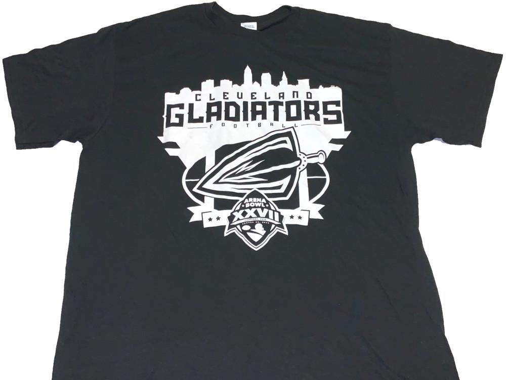 

Rare Vintage 2014 Cleveland Gladiators Football Arena Bowl XXVII T-Shirt New! XL Unisex T-Shirt XXL