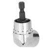Screwdriver Socket Holder Adapter 105 Degree High Corrosion Resistance Toughness 1 4in Hex Shank Turning Screwdriver