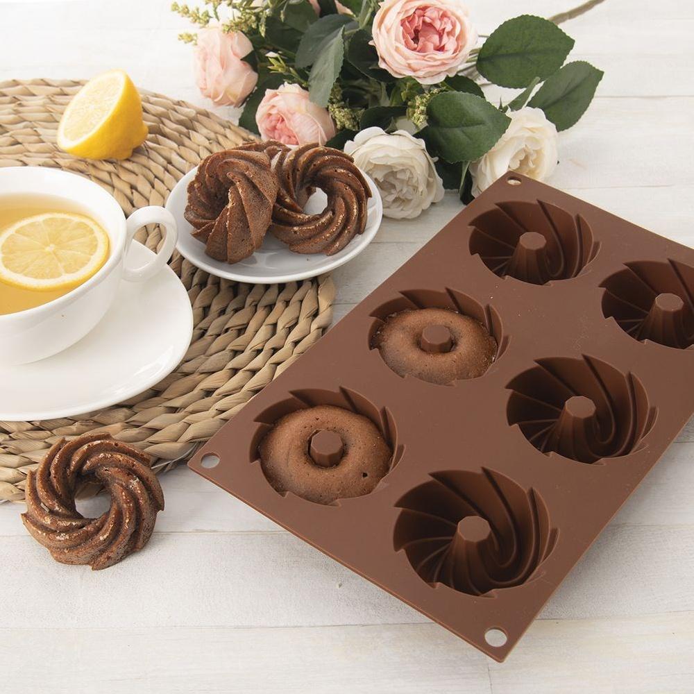 Silicone Muffin Pan Orion Sillinie 6-Cup 28x17cm