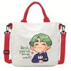 Felix Kpop Band Super Star Printed Crossbody Bag Casual Canvas Shoulder Bags