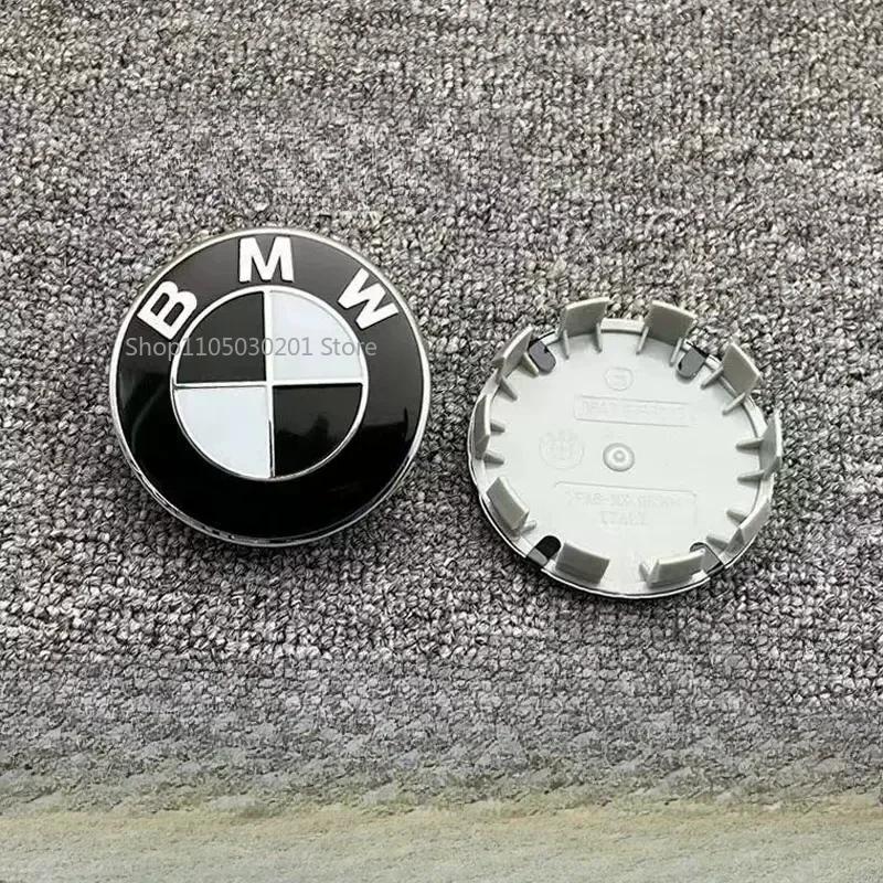4Pcs/Set 56/60/68MM Car Wheel Center Hup Caps Wheel Cover For BMW E36 E39 E46 E60 E90 E90 F01 F10 F30 G01 G20 G21 G30