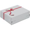 Gift Box - ColomPac - Size S - Red Ribbon - Black Color - Unisex