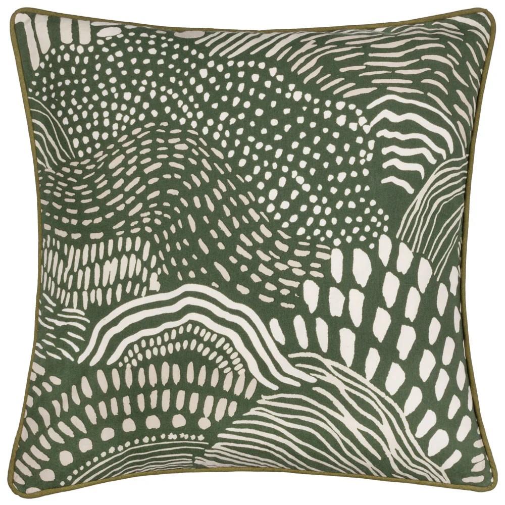 Hoem Nola Piped Abstract Cushion Cover