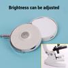 Dimmable Microscope Light LED Microscope Light Biological Microscope Lamp with Mirror Stepless Dimming for Education Research