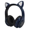 B39 Katzenohrenform Kabelloses Headset Bluetooth Niedlicher Gaming-Kopfhörer für Musik Zuhause Sport Blau